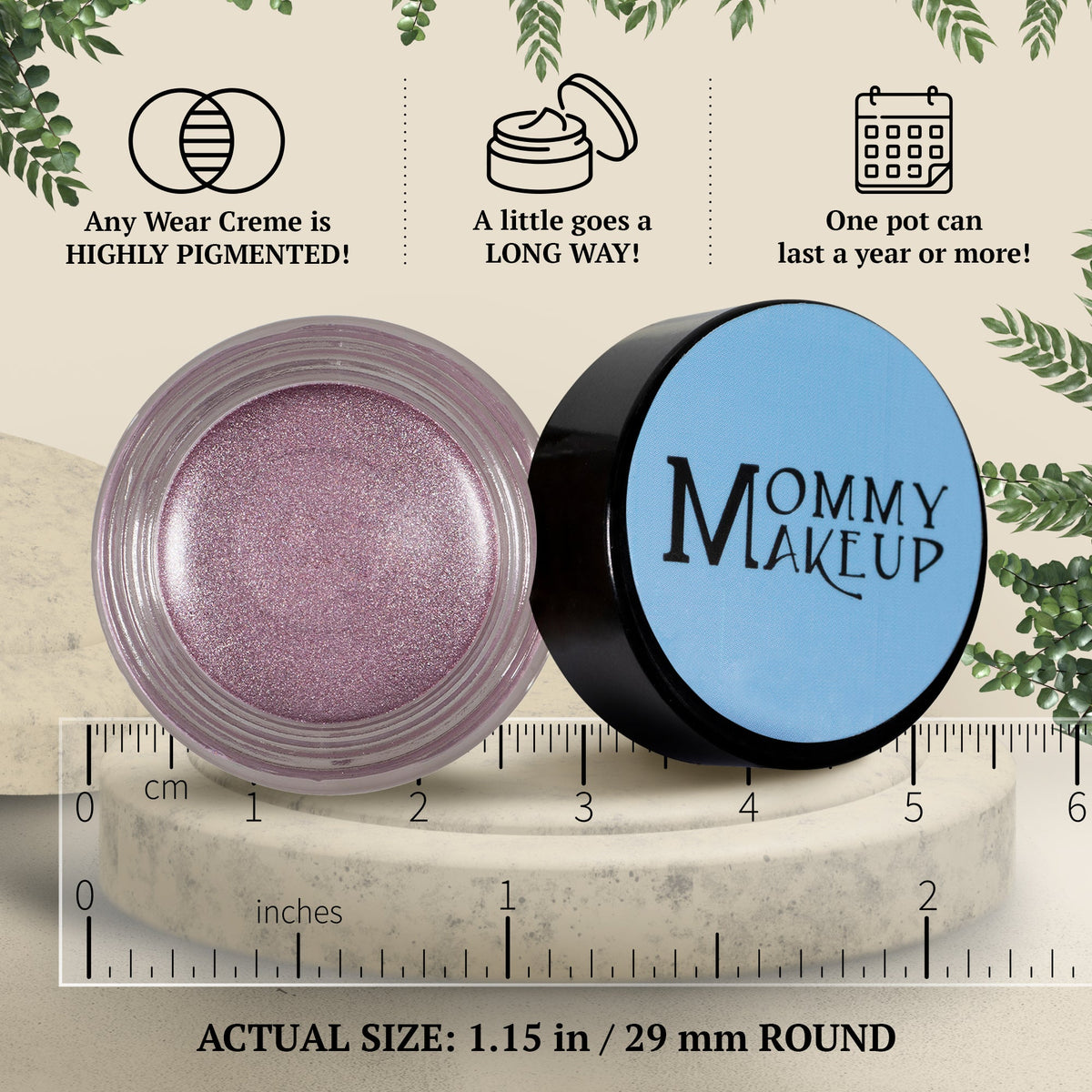 Elsa Any Wear Creme - A Waterproof Multi-tasking creme to powder product for eyes, cheeks & lips. Can be worn anywhere